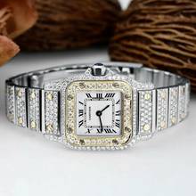 Thumbnail von Cartier Santos Galbée 24mm Quartz ~7TCW Diamond Watch </h1>