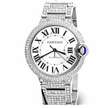 Thumbnail von Cartier Ballon Bleu 28mm Quartz Steel ~7TCW DIAMOND Watch </h1>