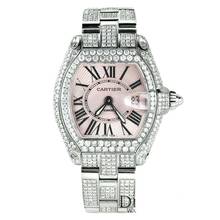 Thumbnail von Cartier Roadster Quartz 31mm Steel ~7TCW Diamond Watch </h1>
