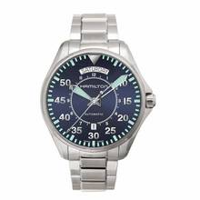  Hamilton Khaki Pilot Day Date H64615145 - Khaki Aviation Automatic Blue Dial Stainless Steel Men's Watch </h1> 