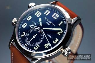PATEK PHILIPPE CALATRAVA PILOT TRAVEL TIME Weißgold