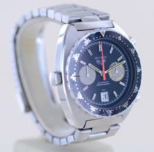 Thumbnail von TAG Heuer Autavia Orange Boy Chronograph Vintage Automatic Cal 12 Klassiker rar </h1>