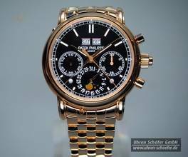 PATEK PHILIPPE Schleppzeiger-Chronograph & Ewiger Kalender