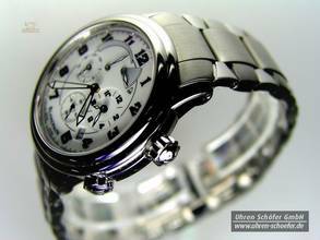 BLANCPAIN LÉMAN Réveil GMT Date in Edelstahl