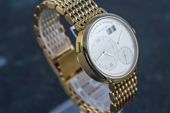 Thumbnail von A. Lange & Söhne Lange 1 151.021 | 18k Yellowgold | orig. Goldbracelet | Caliber L901.0