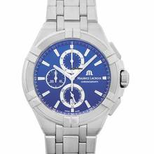 Thumbnail von Maurice Lacroix AIKON AI1018-SS002-430-1 - Aikon Quartz Blue Sun Brushed Dial Steel Men's Watch </h1>