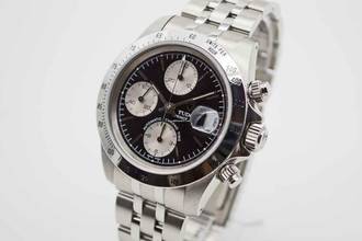 Thumbnail von Tudor Prince Date Chonograph 79280 Newman Dial mit Box & Papieren </h1>