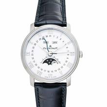 Thumbnail von Blancpain Villeret Quantième Complet 6654-1127-55B - Villeret Quantième Complet 40mm Stainless Steel / White </h1>