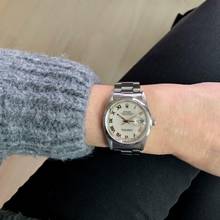 Thumbnail von Rolex Datejust 36 16200 Ivory Roman dial Full Set 1991’s </h1>