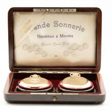 Thumbnail von 2 Grande Sonnerie Minutenrepetition-Taschenuhren Grande Sonnerie