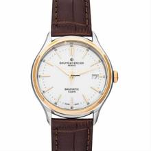 Thumbnail von Baume & Mercier Clifton M0A10401 - Clifton Automatic White Dial 18kt Rose Gold Men's Watch </h1>