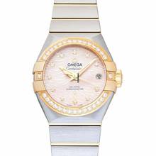 Thumbnail von Omega Constellation Ladies 123.25.27.20.57.005 - Constellation Automatic Pink Dial 18kt Yellow Gold Ladies Watch </h1>