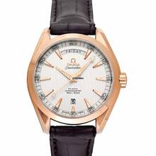 Thumbnail von Omega Seamaster Aqua Terra 231.53.42.22.02.001 - Seamaster Automatic Silver Dial 18kt Rose Gold Men's Watch </h1>