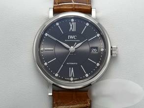 Thumbnail von IWC Portofino Automatic 37 Mm Iw4581 Edelstahl Diamanten Automatik Leder Stahl Steel </h1>