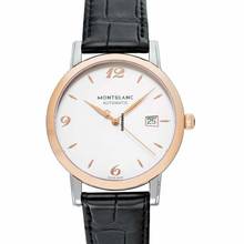  Montblanc Star Classique 112145 - Star Classique Automatic Silver Dial Stainless Steel Men's Watch </h1> 