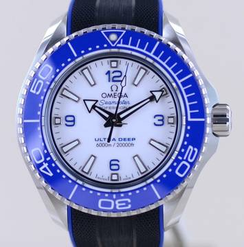  Omega Seamaster Ultra Deep 6000M Planet Ocean Ultra Deep White Dial Co-Axial 45,5mm 6000 Meter Diver B+P </h1> 