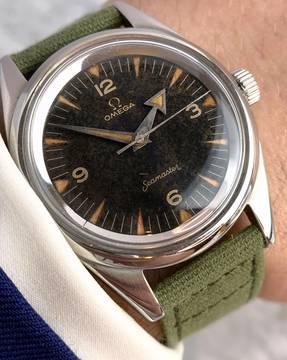 Omega Seamaster Railmaster Broad Arrow Seamaster Railmaster 2914 Vintage PAF Pakistani Air Force Chocolate Dial EXTRACT Investment Grade 2914 