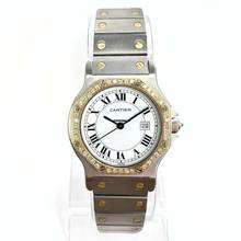 Thumbnail von Cartier Santos OCTAGON Automatic 31mm 2 Tone ~0.50TCW DIAMOND Watch  </h1>