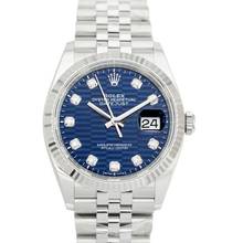 Thumbnail von Rolex Datejust 36 126234-0057 - Datejust Automatic Blue Dial 18kt White Gold Unisex Watch </h1>