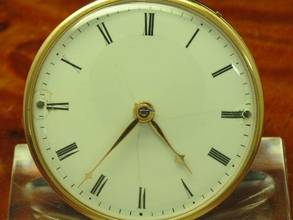 Thumbnail von 18kt 750 Gold Open Face Taschenuhr Viertel-repetition </h1>