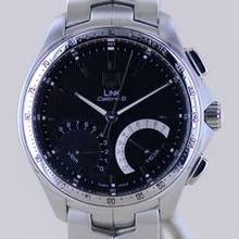 Thumbnail von TAG Heuer Link Quarz Calibre S Chronograph Regatta Countdown 1/10 Black Dial B+P </h1>