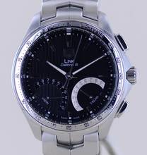  TAG Heuer Link Quarz Calibre S Chronograph Regatta Countdown 1/10 Black Dial B+P </h1> 