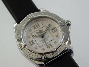  Breitling Galactic 32 Cockpit Lady / Galactic 32 mit Diamantzifferblatt und allen original Papieren </h1> 