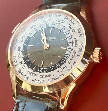  Patek Philippe World Time 5230R-012 World Time Roségold Deutsch NEU Box + Papiere aus 10/2022 letzte Auslieferung 