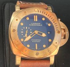  Panerai PAM00671 Special Edition Submersible BRONZO Blue 47mm NEU B + P 12/2017  