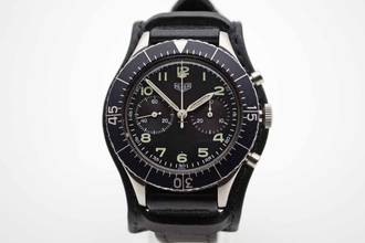  Heuer Bundeswehr Chronograph Flyback SG1550 