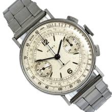  Rolex Chronograph 3484 Antimagnetic silver dial 1937’s </h1> 