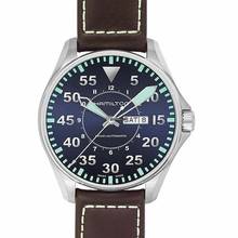  Hamilton H64715545 - Khaki Aviation Automatic Blue Dial Stainless Steel Men's Watch </h1> 