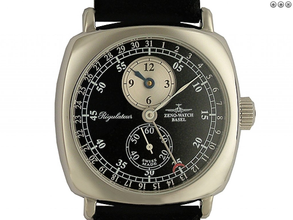 Zeno Watch Basel Regulator Zeigerdatum Handaufzug 