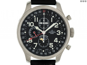 Zeno Watch Basel Chronograph Vollkalender Mondphase 47mm