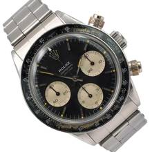 Thumbnail von Rolex Daytona Cosmograph 6240 MK1 “Millerighe” Little Daytona black dial Full Set 1966’s </h1>