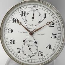 Thumbnail von Ulysse Nardin Taschenuhr Beobachtungschronometer Rattrapante um 1955