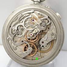 Thumbnail von Ulysse Nardin Taschenuhr Beobachtungschronometer Rattrapante um 1955
