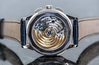 Thumbnail von Patek Philippe World Time CHRONOGRAPH | 5930G-001 | Full Set 2018 | Whitegold