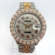  Rolex Datejust Oyster Perpetual DATEJUST Automatic 36mm 2 Tone Full Diamond Watch </h1> 