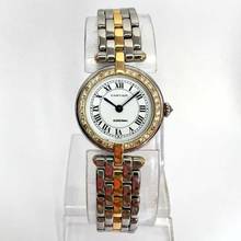 Thumbnail von Cartier Panthère VENDOME 24mm Quartz 1 Row Gold 0.30TCW Diamond Watch </h1>