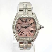 Thumbnail von Cartier Roadster Quartz 31mm Steel 2.2TCW Diamond Watch </h1>