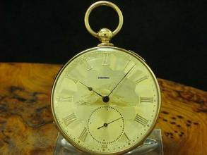  Monnier Gold Mantel Open Face Taschenuhr Schlüsselaufzug / Durchmesser 49,5 Mm </h1> 