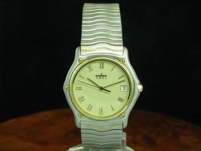  Ebel Sportwave Sport Classic Wave 18kt 750 Gold / Edelstahl Herrenuhr / Ref 1187141 </h1> 