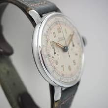 Thumbnail von Doxa Chronograph Vintage Stahl Valjoux 22-perfect with orig.Box RARE
