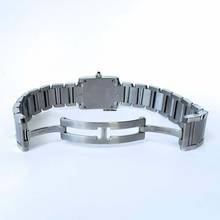 Thumbnail von Cartier Tank Française 20mm Quartz Steel 0.80TCW DIAMOND Watch </h1>