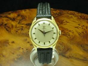Thumbnail von Omega 18kt 750 Gold Handaufzug Herrenuhr / Ref 2650 / Kaliber 420 </h1>