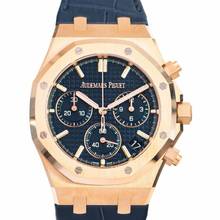 Thumbnail von Audemars Piguet Royal Oak Chronograph 26240OR.OO.D315CR.01 - Royal Oak Automatic Blue Dial 18kt Pink Gold Men's Watch </h1>