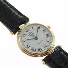 Thumbnail von Cartier Trinity Vendome massiv 18 Karat Gold König Hussein v Jordanien Trinity Damenuhr im TOP Zustand </h1>