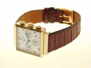 Thumbnail von IWC Da Vinci Chronograph 3737 massiv 18 Karat Gelbgold Chrono im Top Zustand </h1>