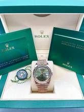 Thumbnail von Rolex Day-Date 40 GREEN-OLIVE DIAL MINT CONDITION 2022 FULL SET with BOX&PAPERS